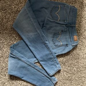 Levi’s light blue jean leggings